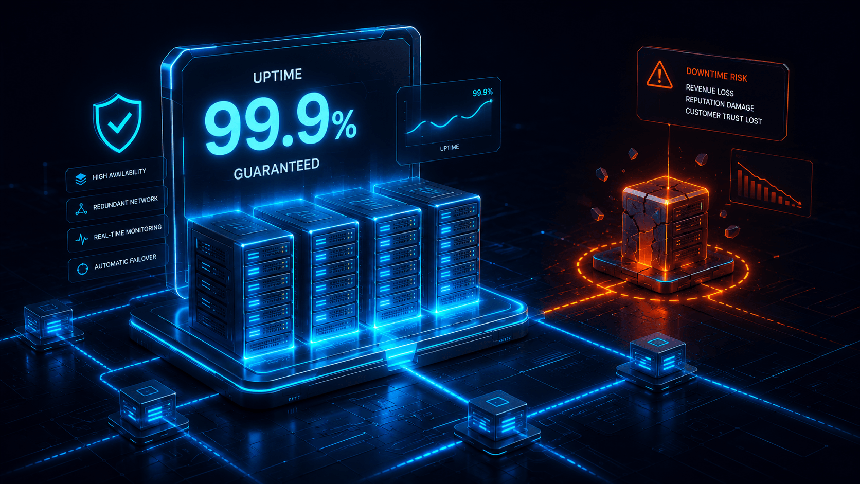 What Is 99.9% Uptime Worth? The Real Cost of Website Downtime for Small Business